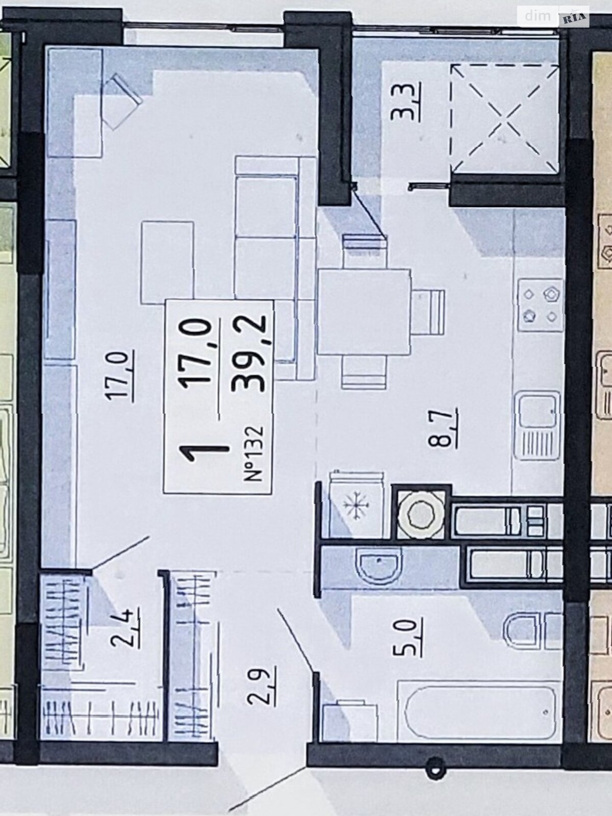 Продажа однокомнатной квартиры в Тернополе, на ул. Билецкая 56, район Новый свет фото 1