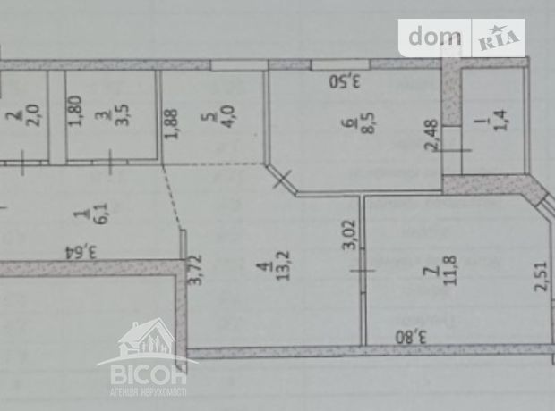 Продажа двухкомнатной квартиры в Тернополе, на ул. Белогорская район Оболонь фото 1 Продажа двухкомнатной квартиры в Тернополе, на ул. Белогорская район Оболонь фото 1