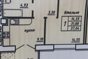 Продажа однокомнатной квартиры в Тернополе, на ул. Черновецкая, район Оболоня фото 2