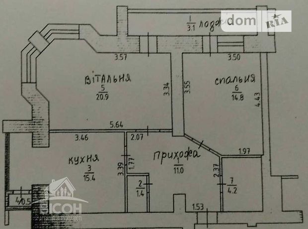 Продажа квартиры, 2 ком., Тернополь, р‑н. Пивничный, Головацкого улица Продажа квартиры, 2 ком., Тернополь, р‑н. Пивничный, Головацкого улица