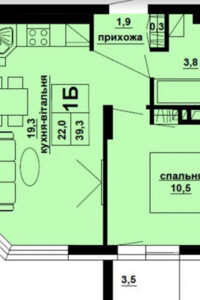 Продажа однокомнатной квартиры в Тернополе, на ул. Микулинецкая, район Сахарный завод фото 2