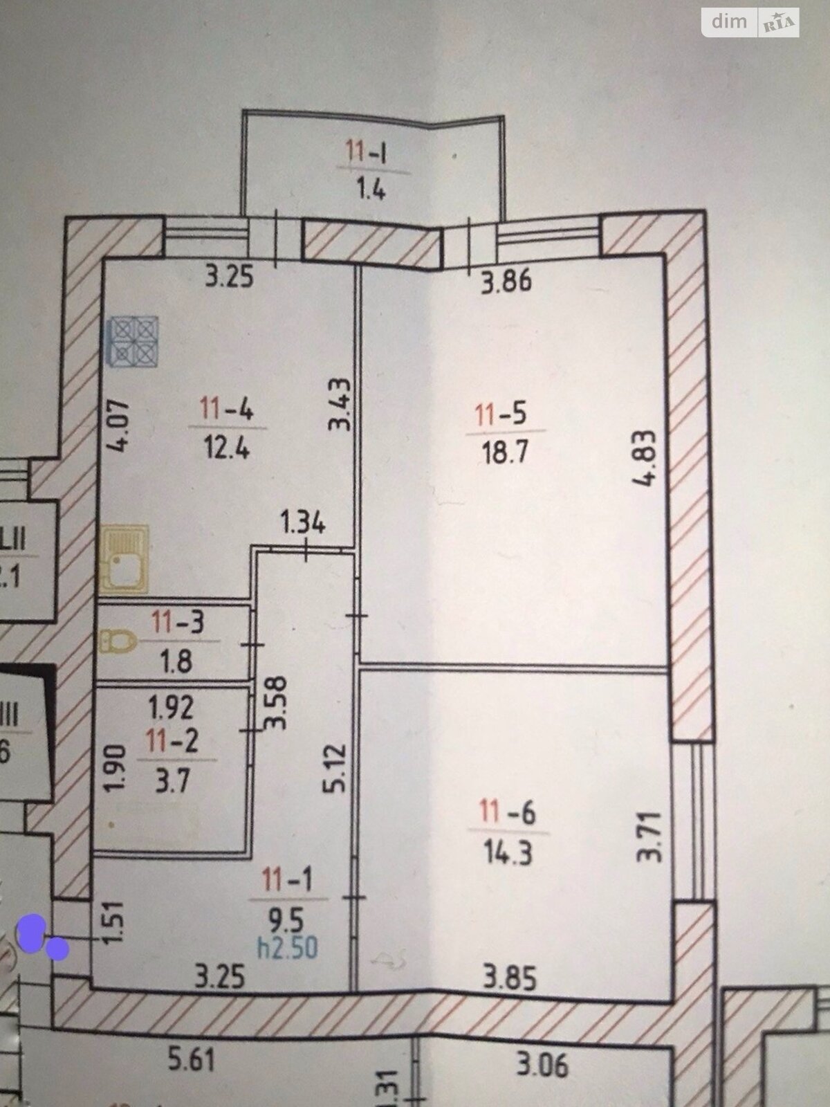 Продаж двокімнатної квартири в Тернополі, на вул. Генерала Мирона Тарнавського 7Б, район Північний фото 1