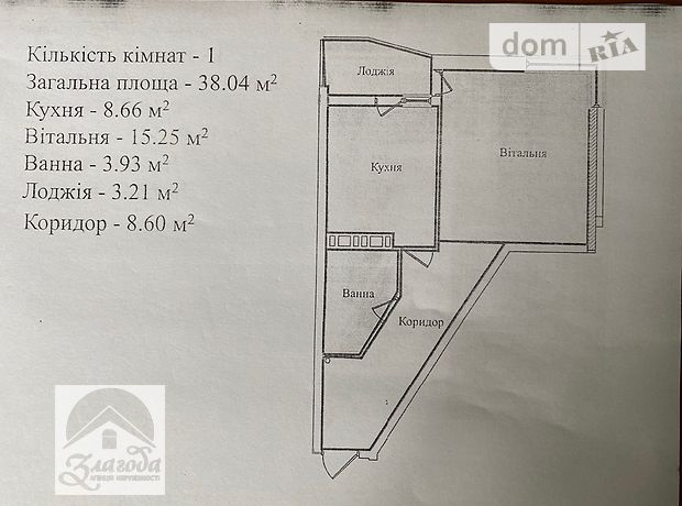Продажа однокомнатной квартиры в Тернополе, район Солнечный фото 1 Продажа однокомнатной квартиры в Тернополе, район Солнечный фото 1