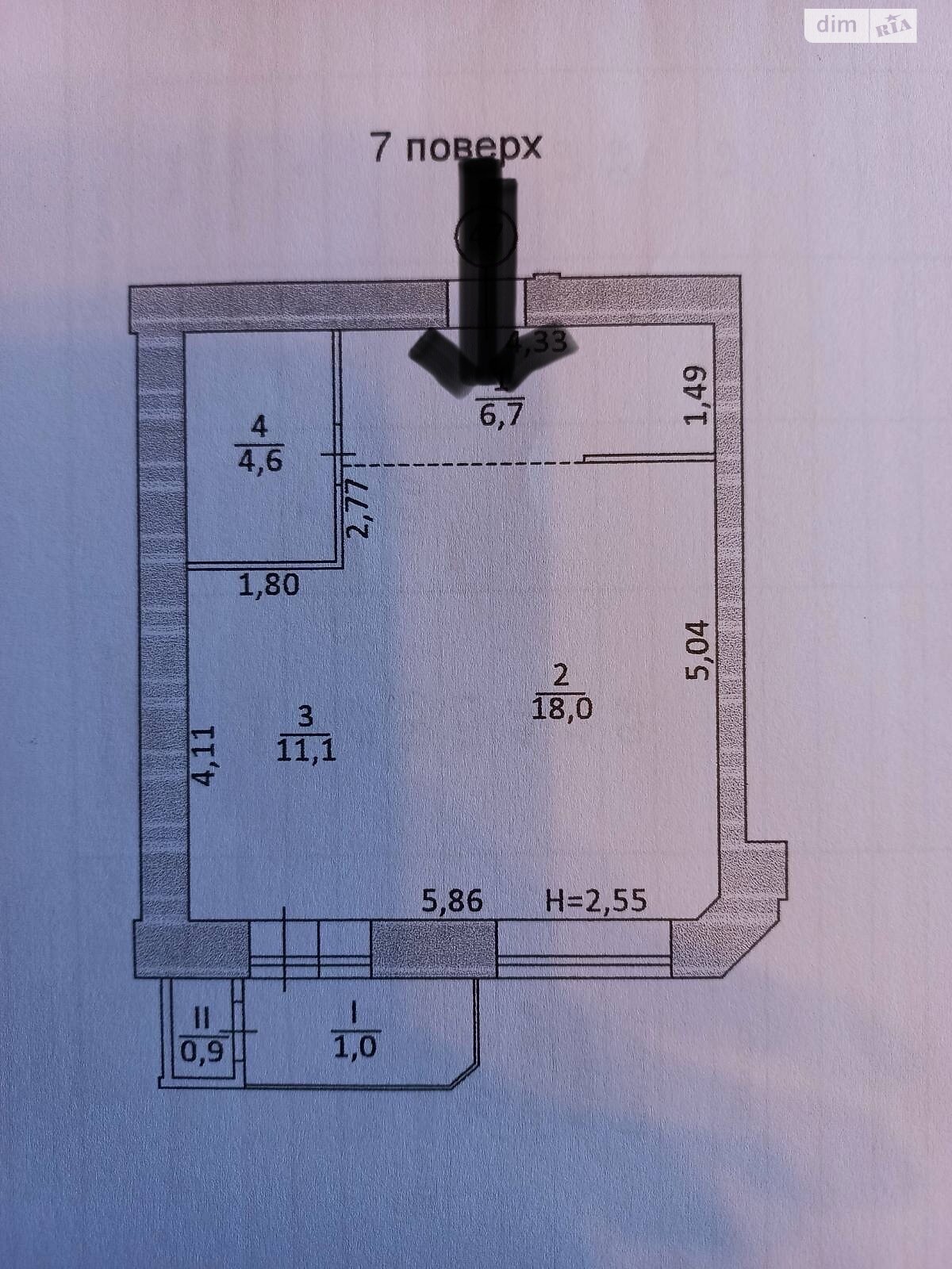 Продаж однокімнатної квартири в Тернополі, на вул. Галицька 7В, район Центр фото 1