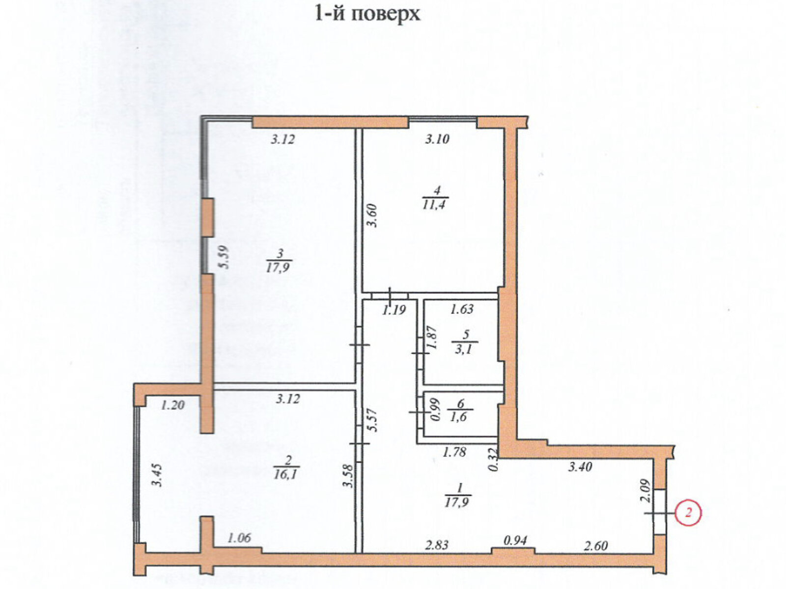 Продаж двокімнатної квартири в Тернополі, на вул. Шпитальна 16, кв. 2, район Центр фото 1 Продаж двокімнатної квартири в Тернополі, на вул. Шпитальна 16, кв. 2, район Центр фото 1
