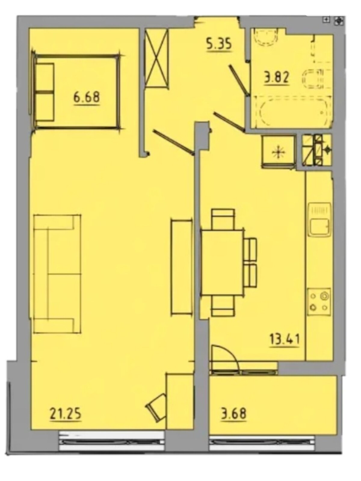 Продажа однокомнатной квартиры в Тернополе, на ул. Торговица 19, район Центр фото 1