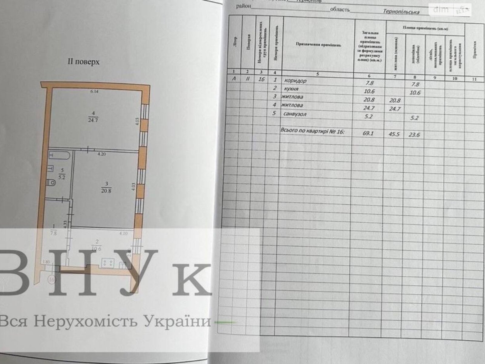 Продажа двухкомнатной квартиры в Тернополе, на ул. Вячеслава Черновола, район Центр фото 1
