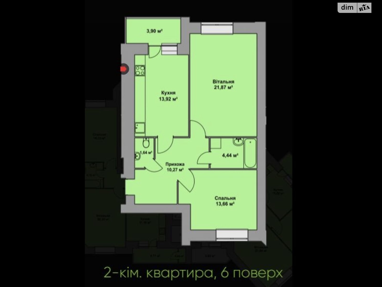 Продажа двухкомнатной квартиры в Тернополе, на ул. Довженко Александра, кв. 30, район Восточный фото 1 Продажа двухкомнатной квартиры в Тернополе, на ул. Довженко Александра, кв. 30, район Восточный фото 1