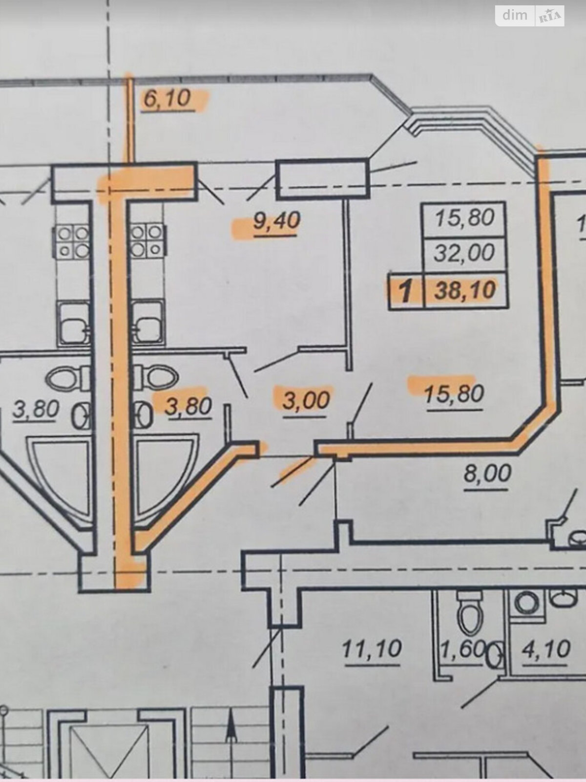 Продажа однокомнатной квартиры в Тернополе, на ул. Глубокая 19, район Восточный фото 1