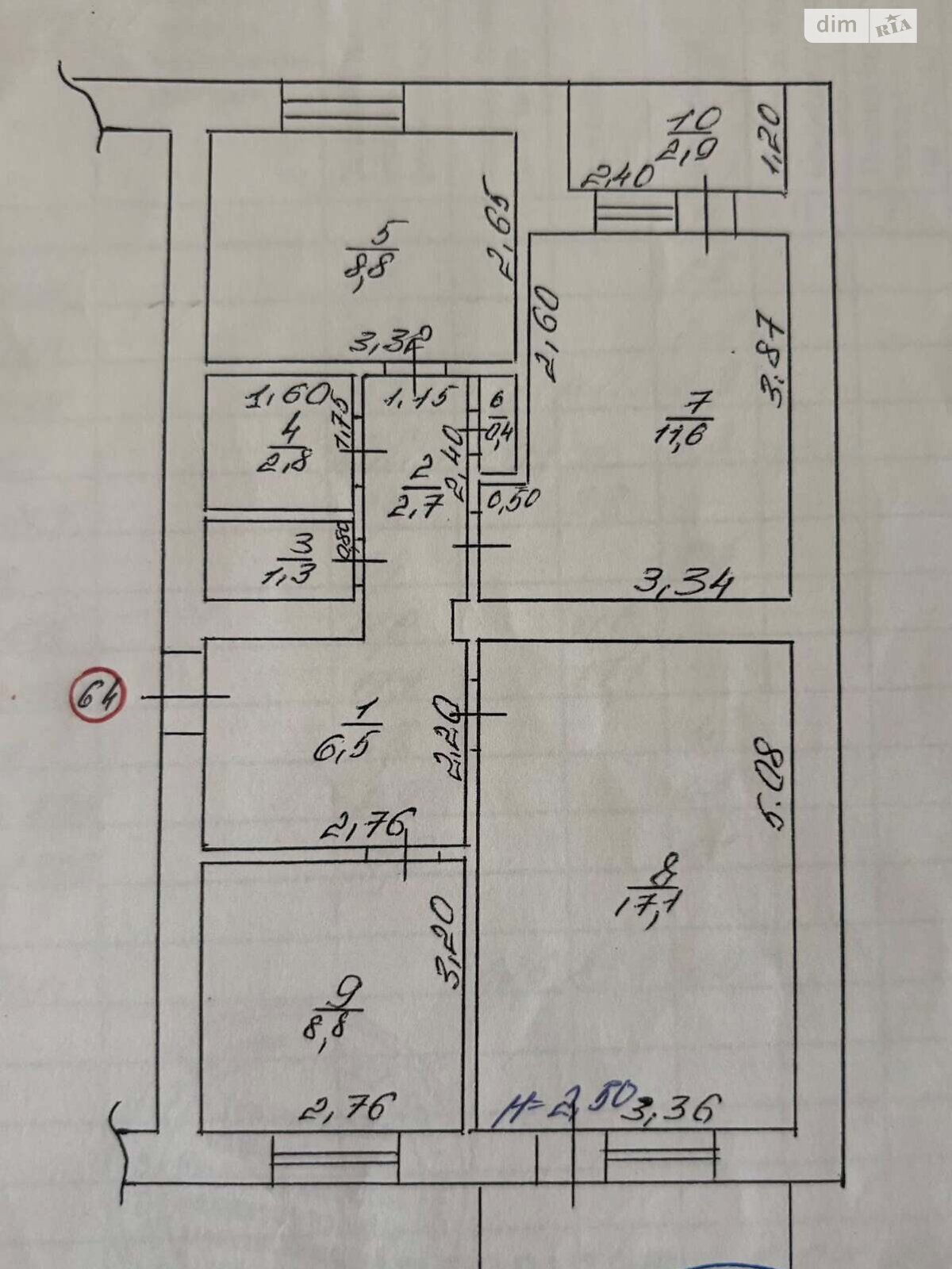 Продаж трикімнатної квартири в Тульчині, на вул. Миколи Леонтовича 178, фото 1 Продаж трикімнатної квартири в Тульчині, на вул. Миколи Леонтовича 178, фото 1