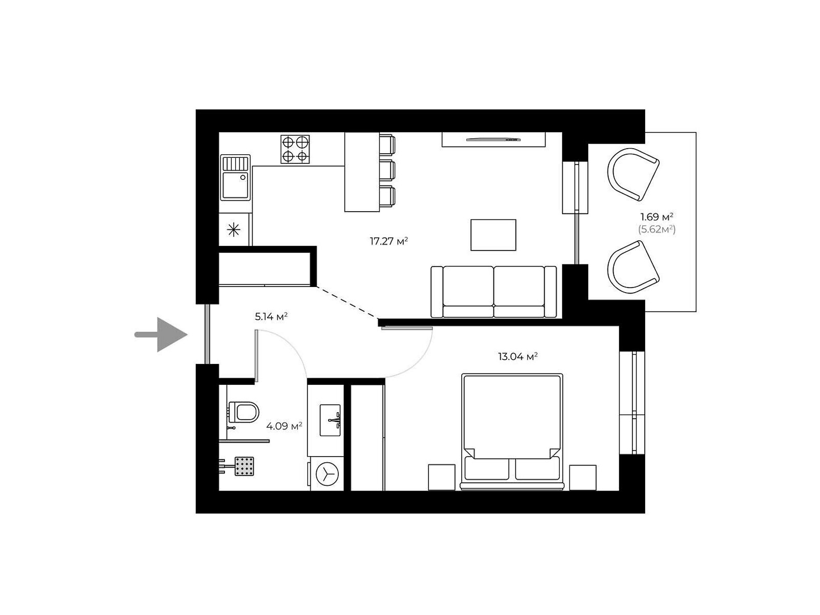 Продаж двокімнатної квартири в Ужгороді, на вул. Мальовнича 1, район БАМ фото 1 Продаж двокімнатної квартири в Ужгороді, на вул. Мальовнича 1, район БАМ фото 1