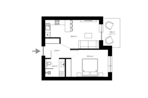 Продажа двухкомнатной квартиры в Ужгороде, на ул. Живописная 1, район БАМ фото 2