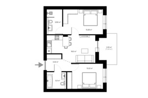 Продажа однокомнатной квартиры в Ужгороде, на ул. Живописная 1, район БАМ фото 2