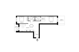 Продажа трехкомнатной квартиры в Ужгороде, на ул. Живописная 1, район БАМ фото 2