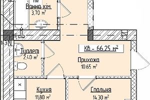 Продажа двухкомнатной квартиры в Ужгороде, на Линтура, район Боздош фото 2