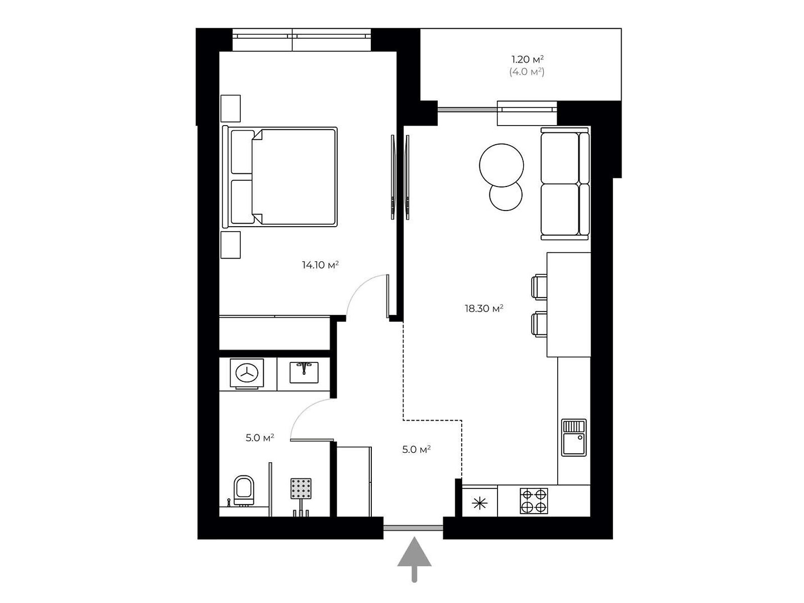Продаж однокімнатної квартири в Ужгороді, на вул. Запорізька 1, район Червениця фото 1 Продаж однокімнатної квартири в Ужгороді, на вул. Запорізька 1, район Червениця фото 1