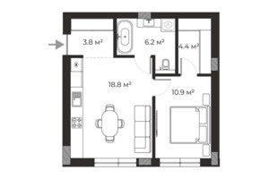 Продаж однокімнатної квартири в Ужгороді, на вул. Запорізька 1, район Червениця фото 2 Продаж однокімнатної квартири в Ужгороді, на вул. Запорізька 1, район Червениця фото 2