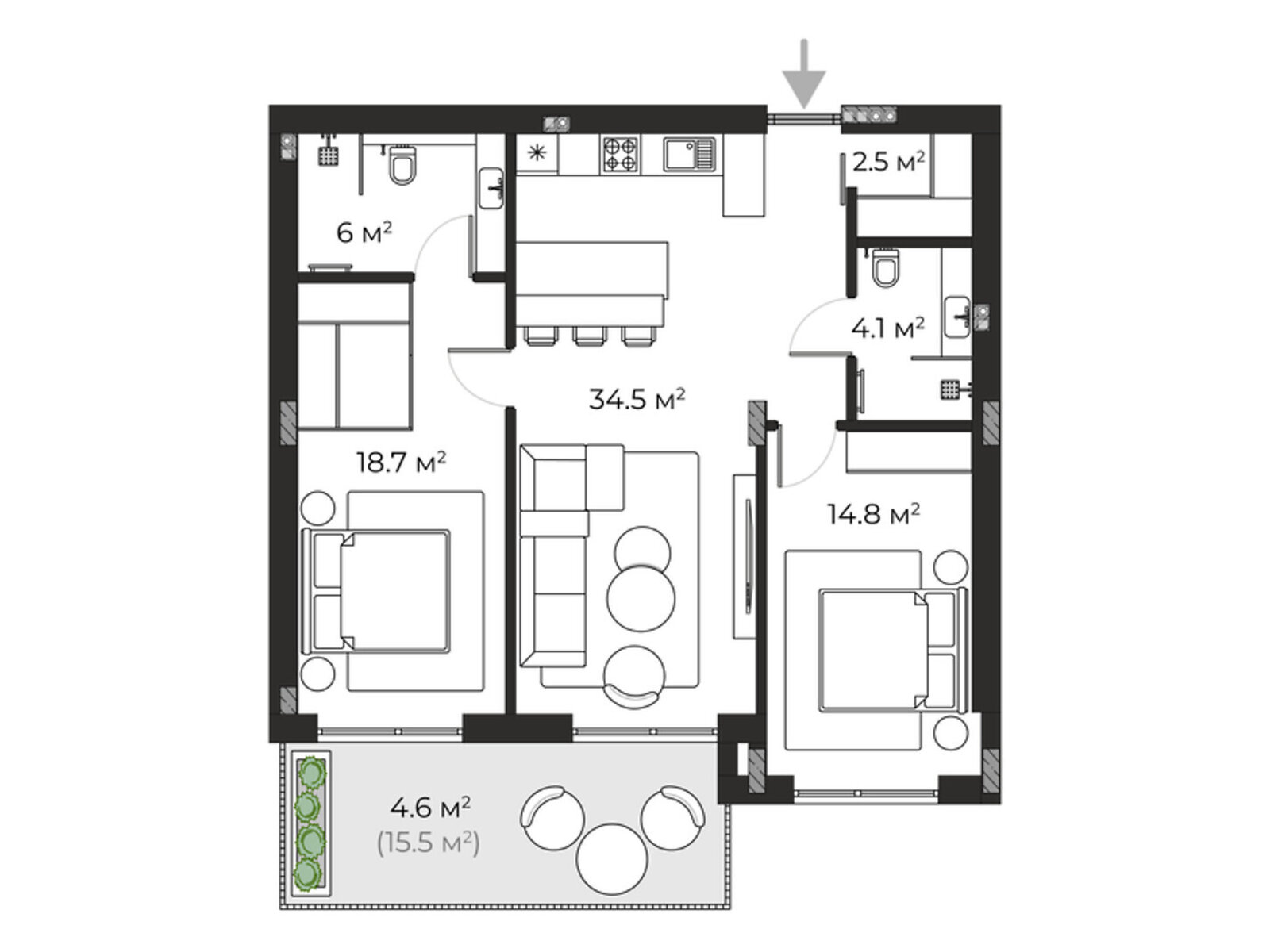 Продаж двокімнатної квартири в Ужгороді, на вул. Запорізька 1, район Червениця фото 1 Продаж двокімнатної квартири в Ужгороді, на вул. Запорізька 1, район Червениця фото 1