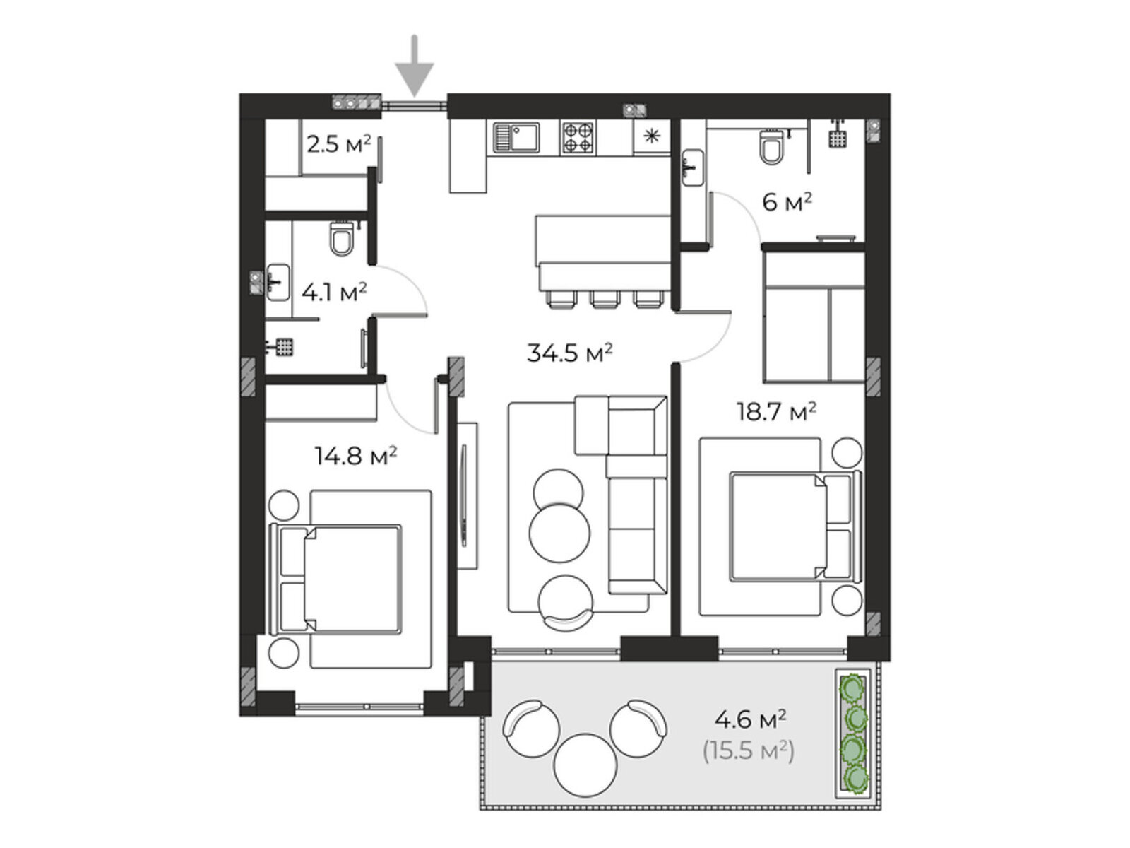 Продаж двокімнатної квартири в Ужгороді, на вул. Запорізька 1, район Червениця фото 1 Продаж двокімнатної квартири в Ужгороді, на вул. Запорізька 1, район Червениця фото 1