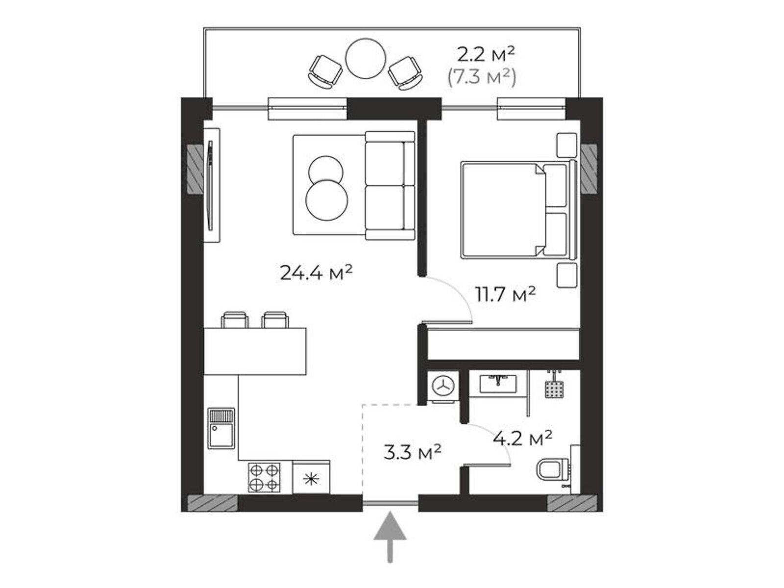 Продаж однокімнатної квартири в Ужгороді, на вул. Запорізька 1, район Червениця фото 1 Продаж однокімнатної квартири в Ужгороді, на вул. Запорізька 1, район Червениця фото 1