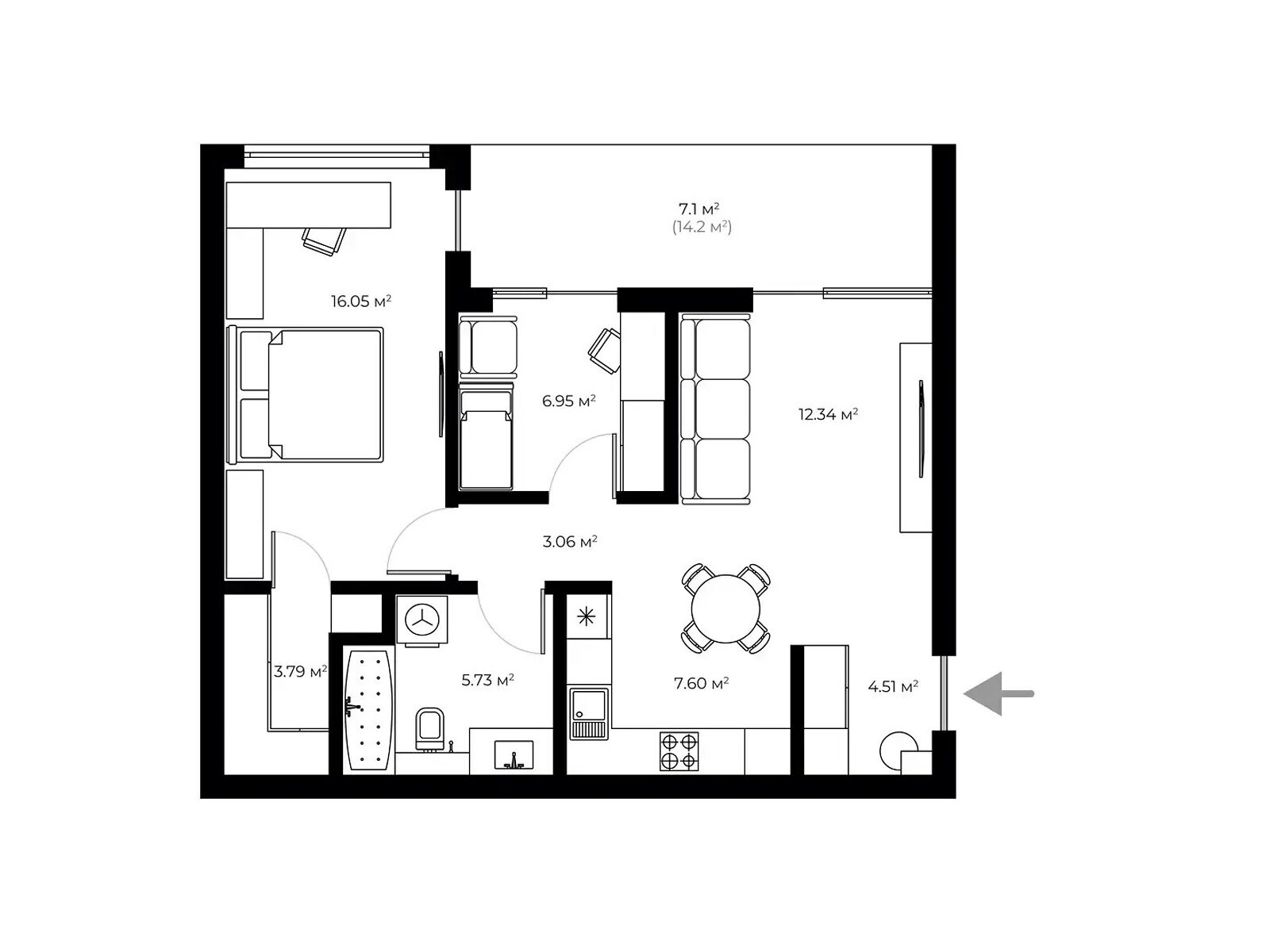 Продаж двокімнатної квартири в Ужгороді, на вул. Запорізька 1, район Червениця фото 1 Продаж двокімнатної квартири в Ужгороді, на вул. Запорізька 1, район Червениця фото 1