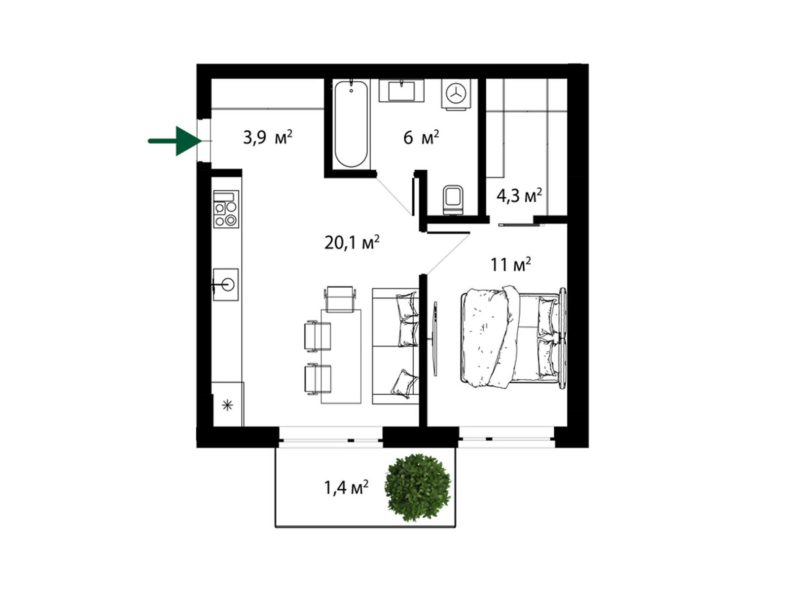 Продаж однокімнатної квартири в Ужгороді, на вул. Запорізька 1, район Червениця фото 1 Продаж однокімнатної квартири в Ужгороді, на вул. Запорізька 1, район Червениця фото 1