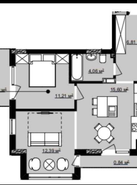 Продажа двухкомнатной квартиры в Ужгороде, на ул. Капушанская, район Новый фото 1 Продажа двухкомнатной квартиры в Ужгороде, на ул. Капушанская, район Новый фото 1