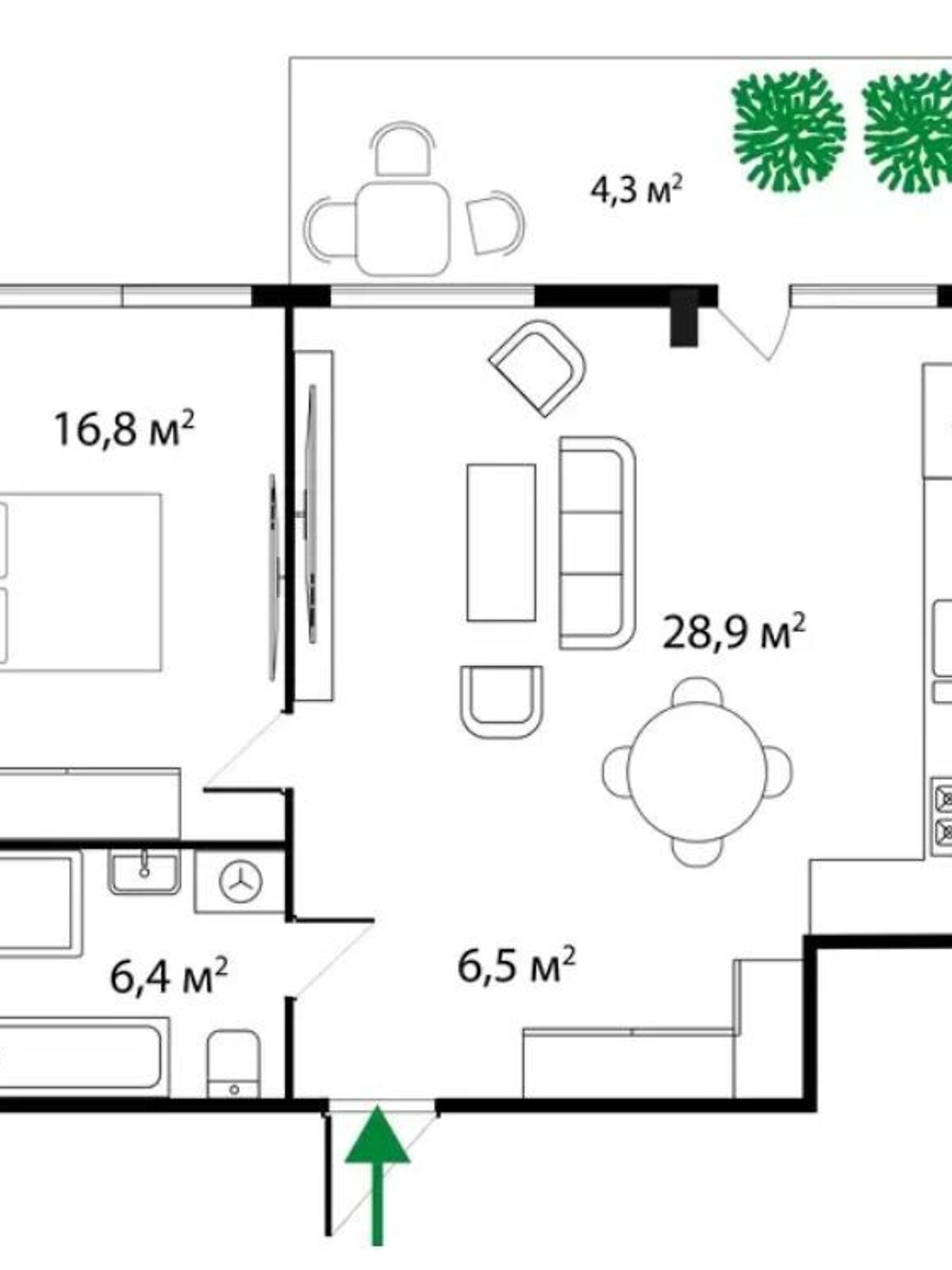 Продажа двухкомнатной квартиры в Ужгороде, на ул. Легоцкого 80, район Новый фото 1