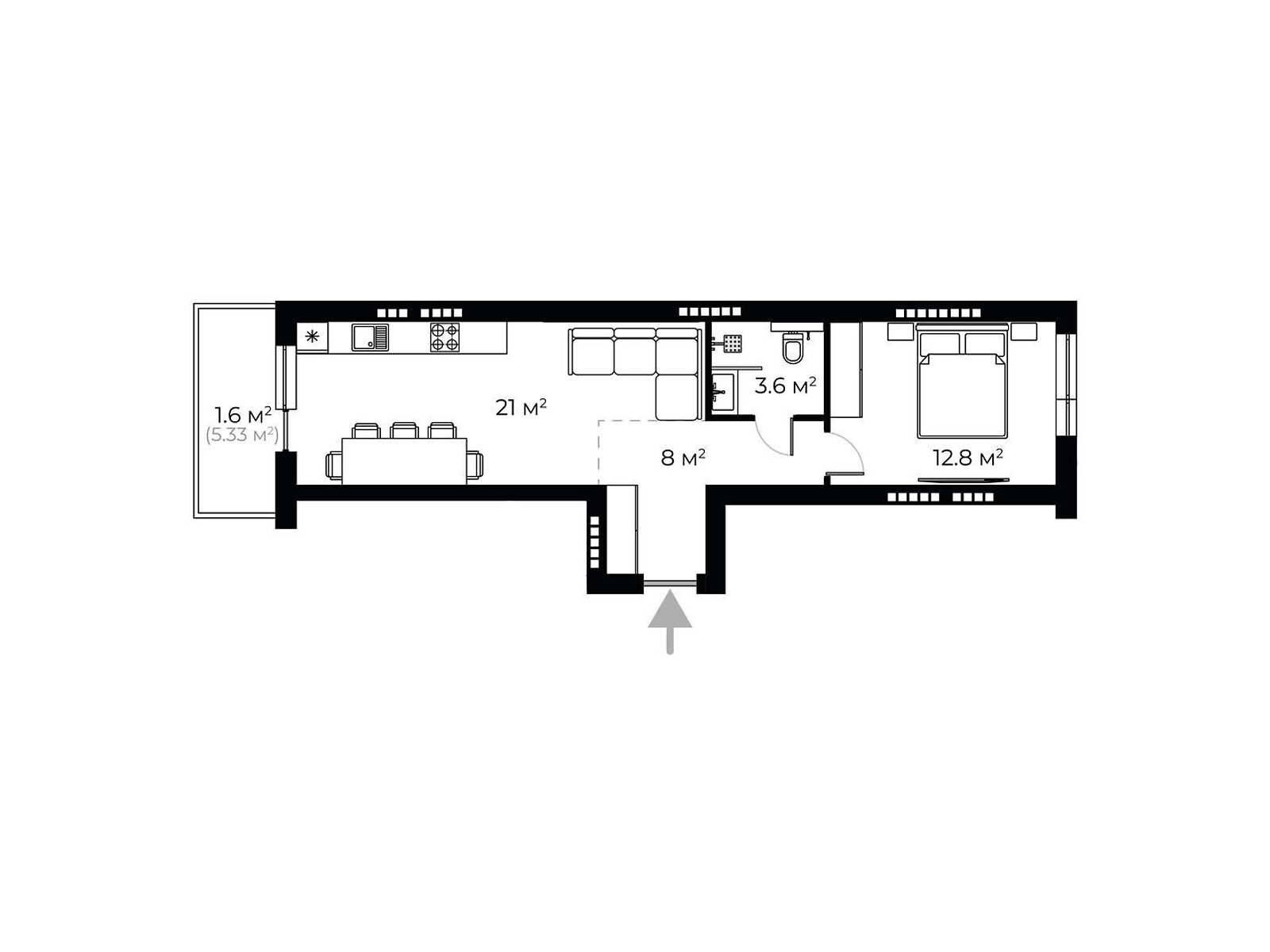 Продажа однокомнатной квартиры в Ужгороде, на ул. Легоцкого 80, район Новый фото 1 Продажа однокомнатной квартиры в Ужгороде, на ул. Легоцкого 80, район Новый фото 1