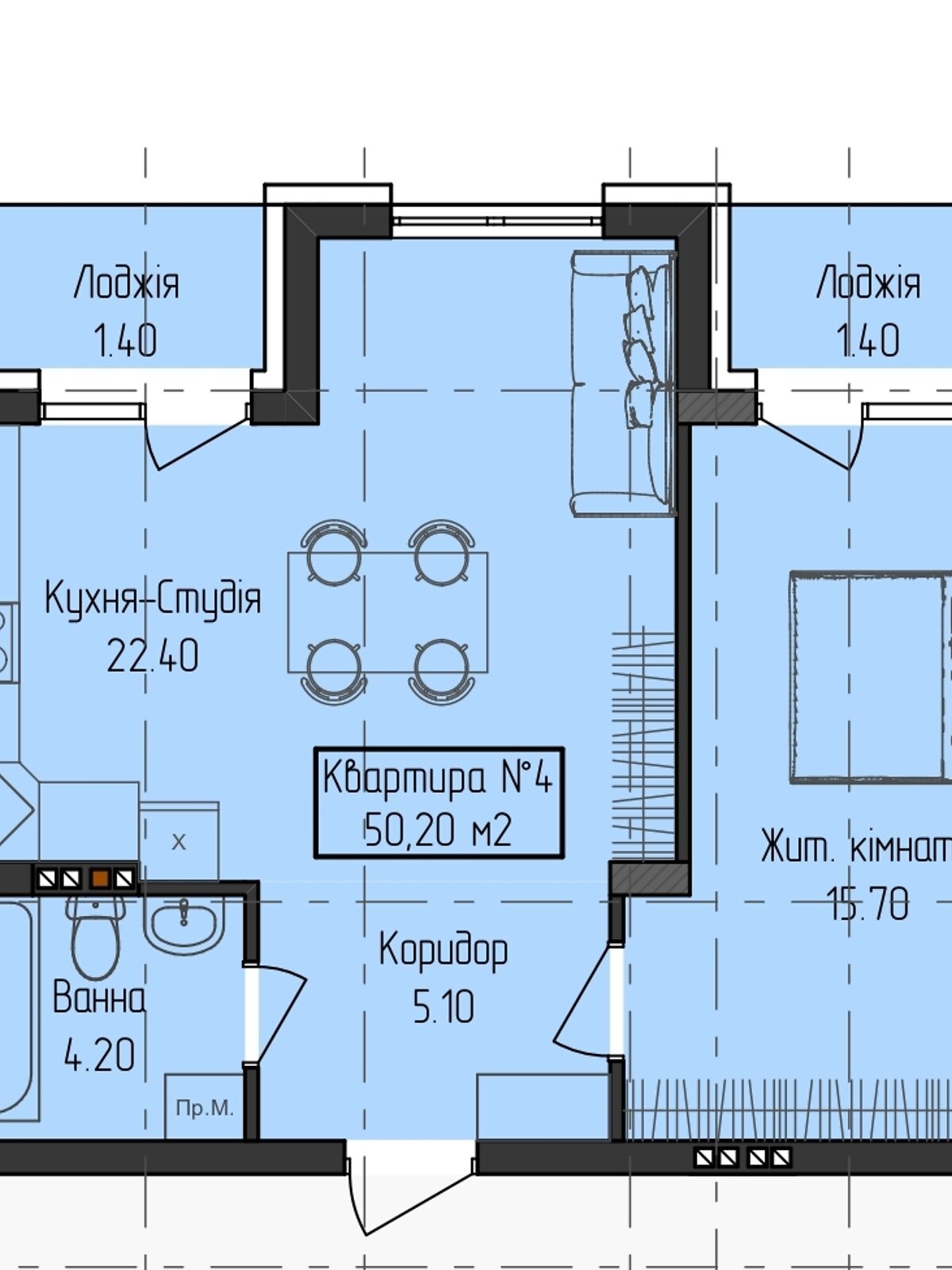 Продажа однокомнатной квартиры в Ужгороде, на ул. Одесская 5, фото 1