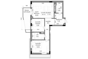 Продажа двухкомнатной квартиры в Ужгороде, на ул. Василия Гаджеги 1, район Боздош фото 2