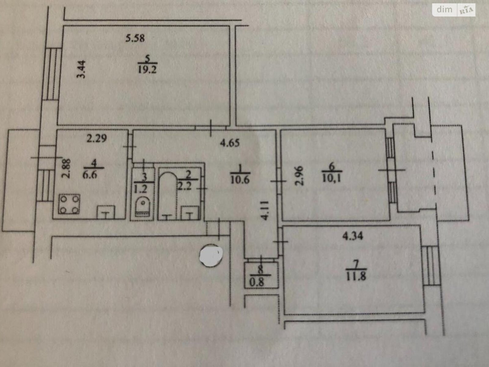 Продажа трехкомнатной квартиры в Ужгороде, на ул. Оноковская 18, район Шахта фото 1