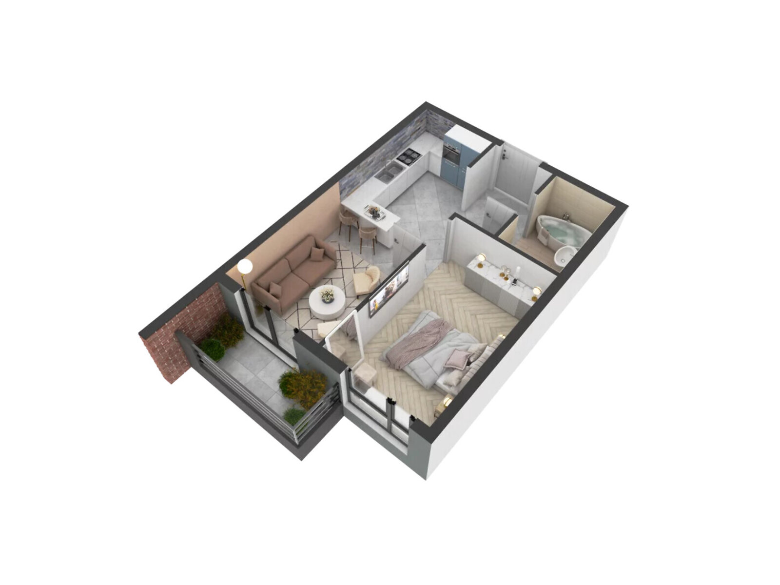 Продажа однокомнатной квартиры в Ужгороде, на ул. Тлехаса 19, район Новый фото 1 Продажа однокомнатной квартиры в Ужгороде, на ул. Тлехаса 19, район Новый фото 1