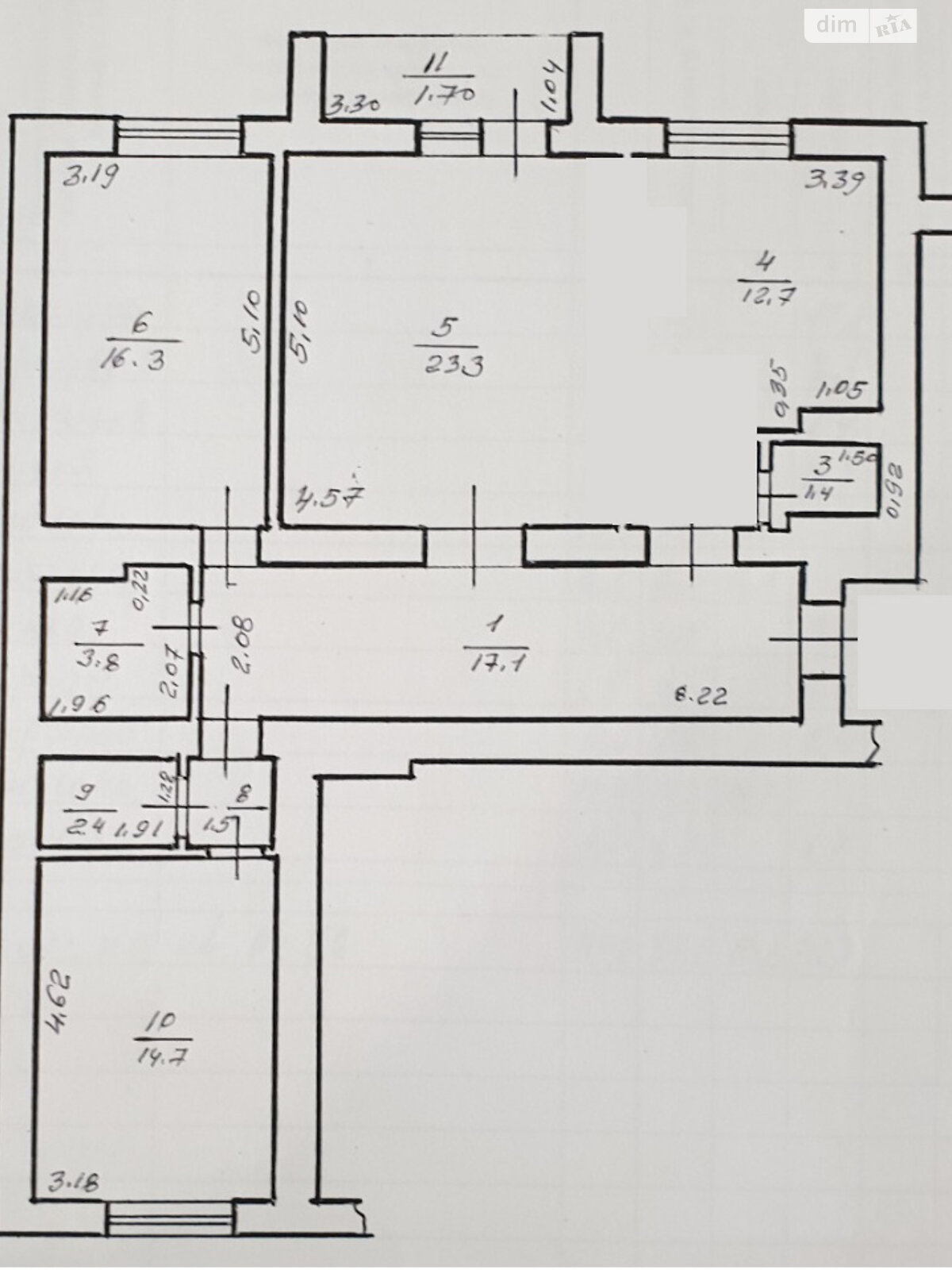 Продажа трехкомнатной квартиры в Ужгороде, на ул. Гленца, район Центр фото 1