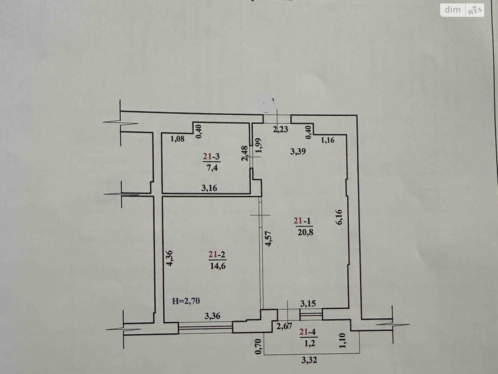 Продаж однокімнатної квартири в Ужгороді, на вул. Василя Гаджеги, район Центр фото 1