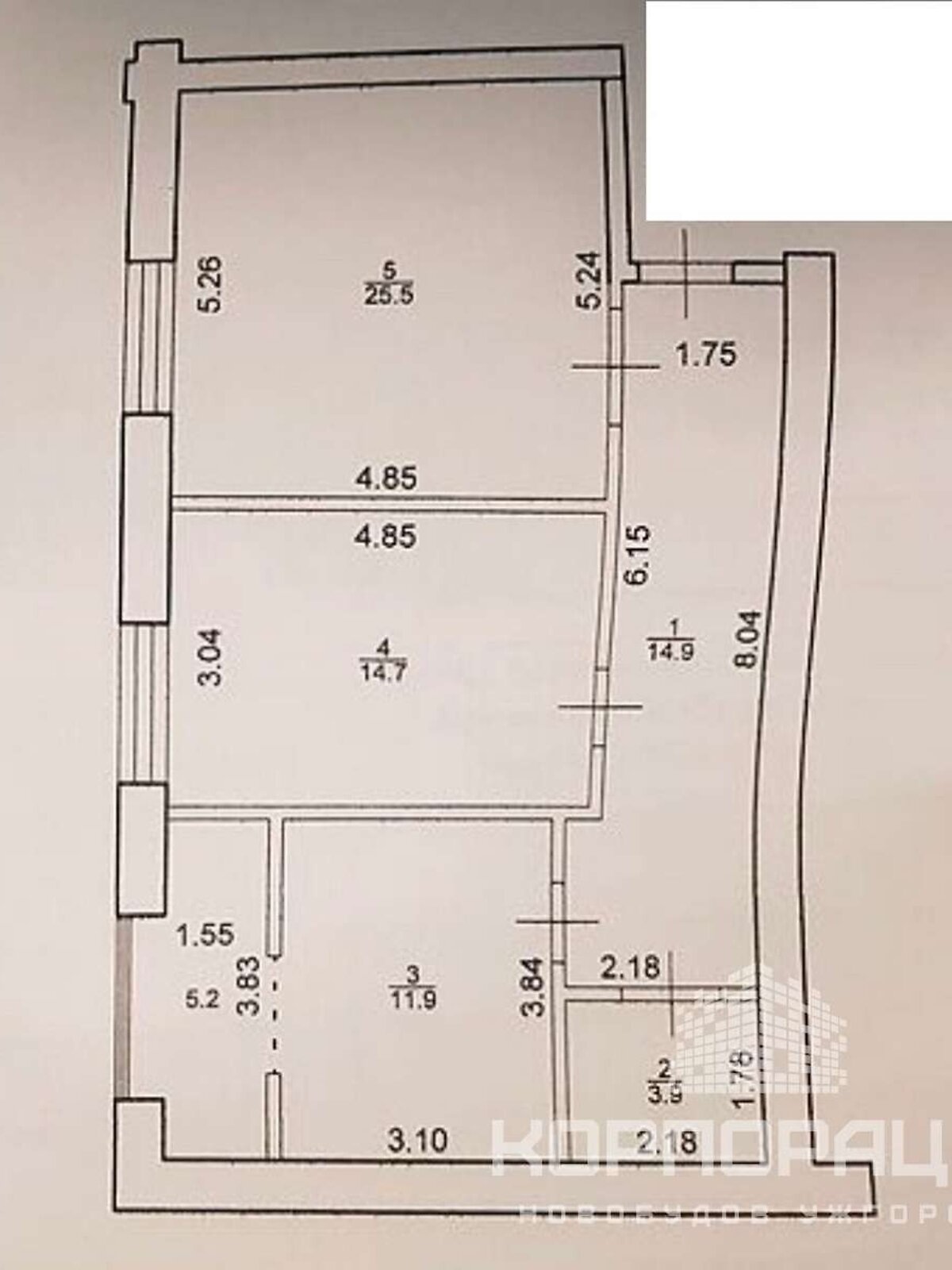 Продаж двокімнатної квартири в Ужгороді, на вул. Другетів, район Центр фото 1 Продаж двокімнатної квартири в Ужгороді, на вул. Другетів, район Центр фото 1