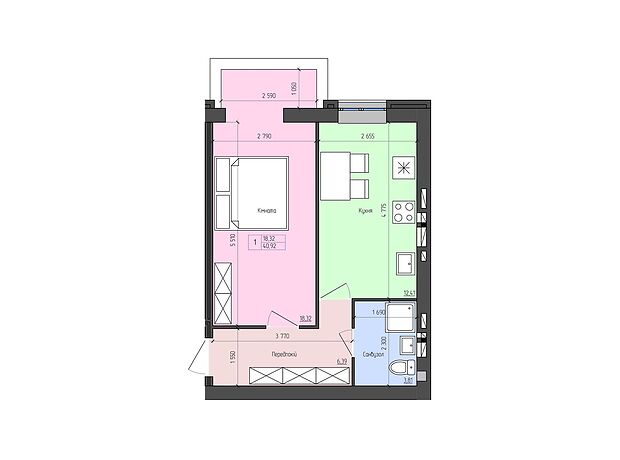 Продажа однокомнатной квартиры в Виннице, на ул. Мичурина 2а район Агрономичное фото 1 Продажа однокомнатной квартиры в Виннице, на ул. Мичурина 2а район Агрономичное фото 1