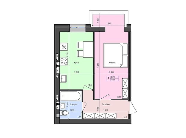 Продажа однокомнатной квартиры в Виннице, на ул. Мичурина 2а район Агрономичное фото 1 Продажа однокомнатной квартиры в Виннице, на ул. Мичурина 2а район Агрономичное фото 1