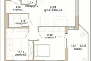 Продажа двухкомнатной квартиры в Виннице, на ул. Келецкая, фото 2