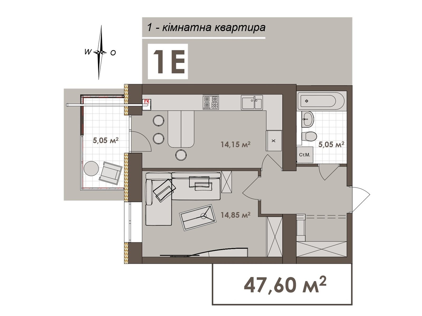 Продаж однокімнатної квартири в Вінниці, на вул. Стрілецька, кв. 8, район Ближнє замостя фото 1 Продаж однокімнатної квартири в Вінниці, на вул. Стрілецька, кв. 8, район Ближнє замостя фото 1