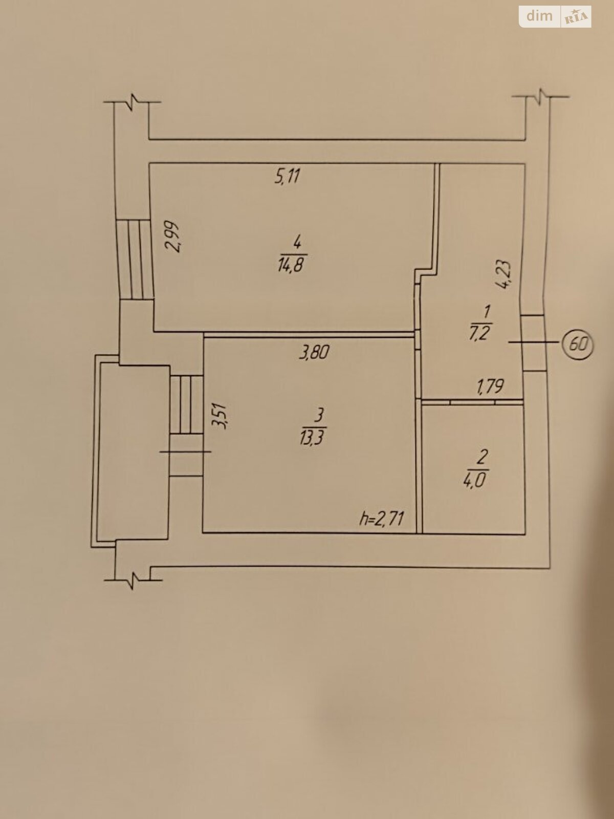 Продажа однокомнатной квартиры в Виннице, на ул. Праведников мира 45А, район Корея фото 1