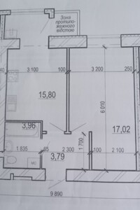 Продажа однокомнатной квартиры в Виннице, на ул. генерала Якова Гандзюка 6, район Подолье фото 2