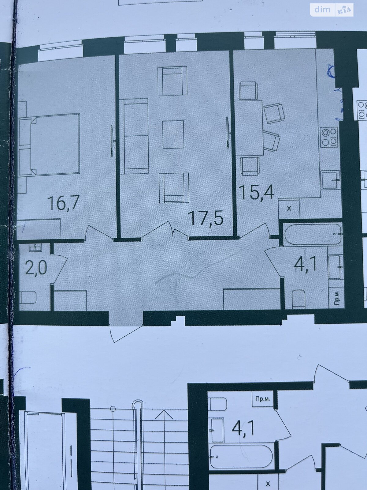 Продажа двухкомнатной квартиры в Виннице, на ул. Праведников мира 21, кв. 51, фото 1