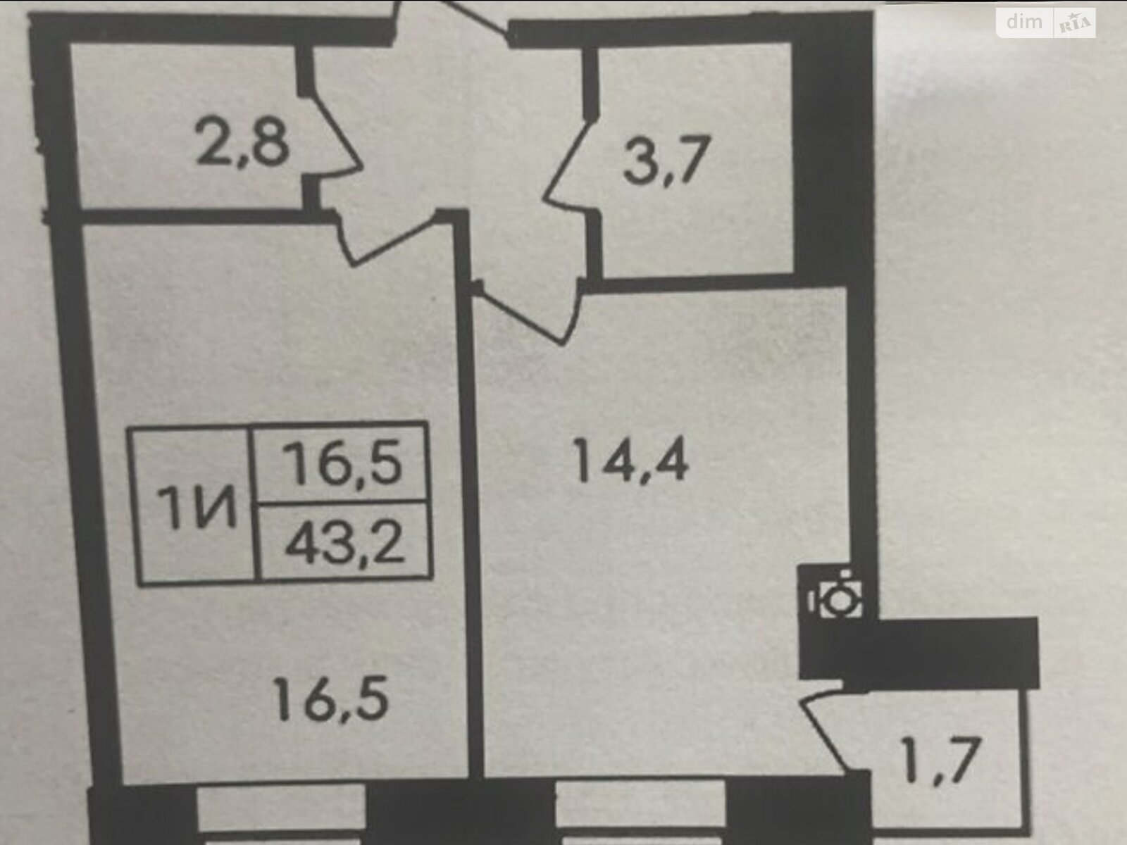 Продажа однокомнатной квартиры в Виннице, на ул. Праведников мира 21, фото 1