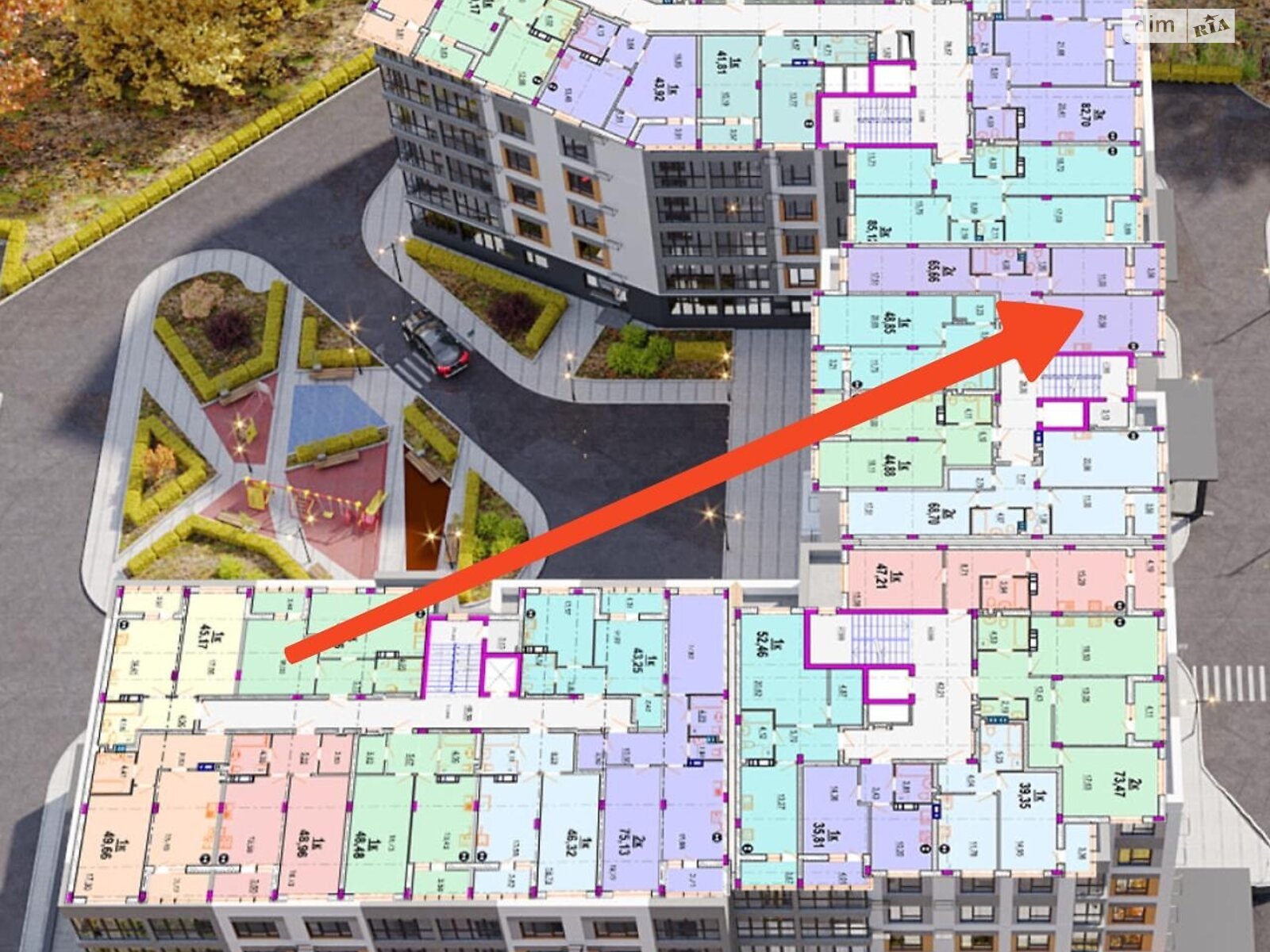 Продажа двухкомнатной квартиры в Виннице, на ул. Ивана Богуна 27А, кв. 27, район Пятничаны фото 1