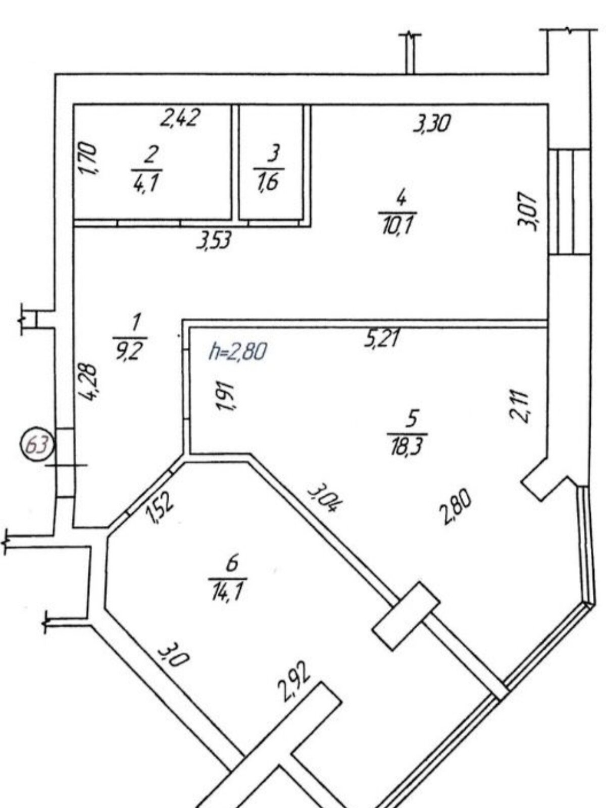 Продаж двокімнатної квартири в Вінниці, на вул. Пирогова, район Слов'янка фото 1