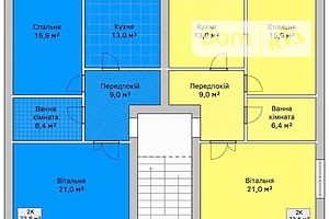 Продаж двокімнатної квартири в Вінниці,, район Слов'янка фото 1