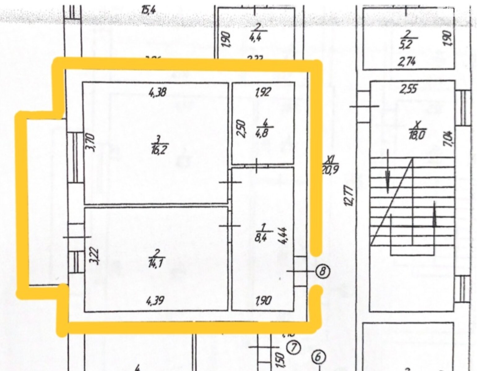 Продаж однокімнатної квартири в Вінниці, на вул. Данила Нечая 172А, район Старе місто фото 1