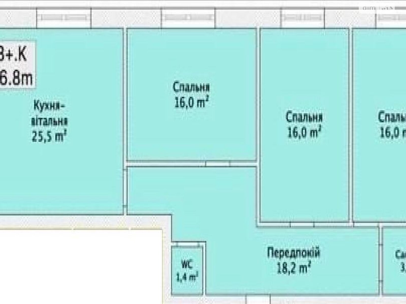Продажа трехкомнатной квартиры в Виннице, на ул. Малиновского 20, район Центр фото 1 Продажа трехкомнатной квартиры в Виннице, на ул. Малиновского 20, район Центр фото 1