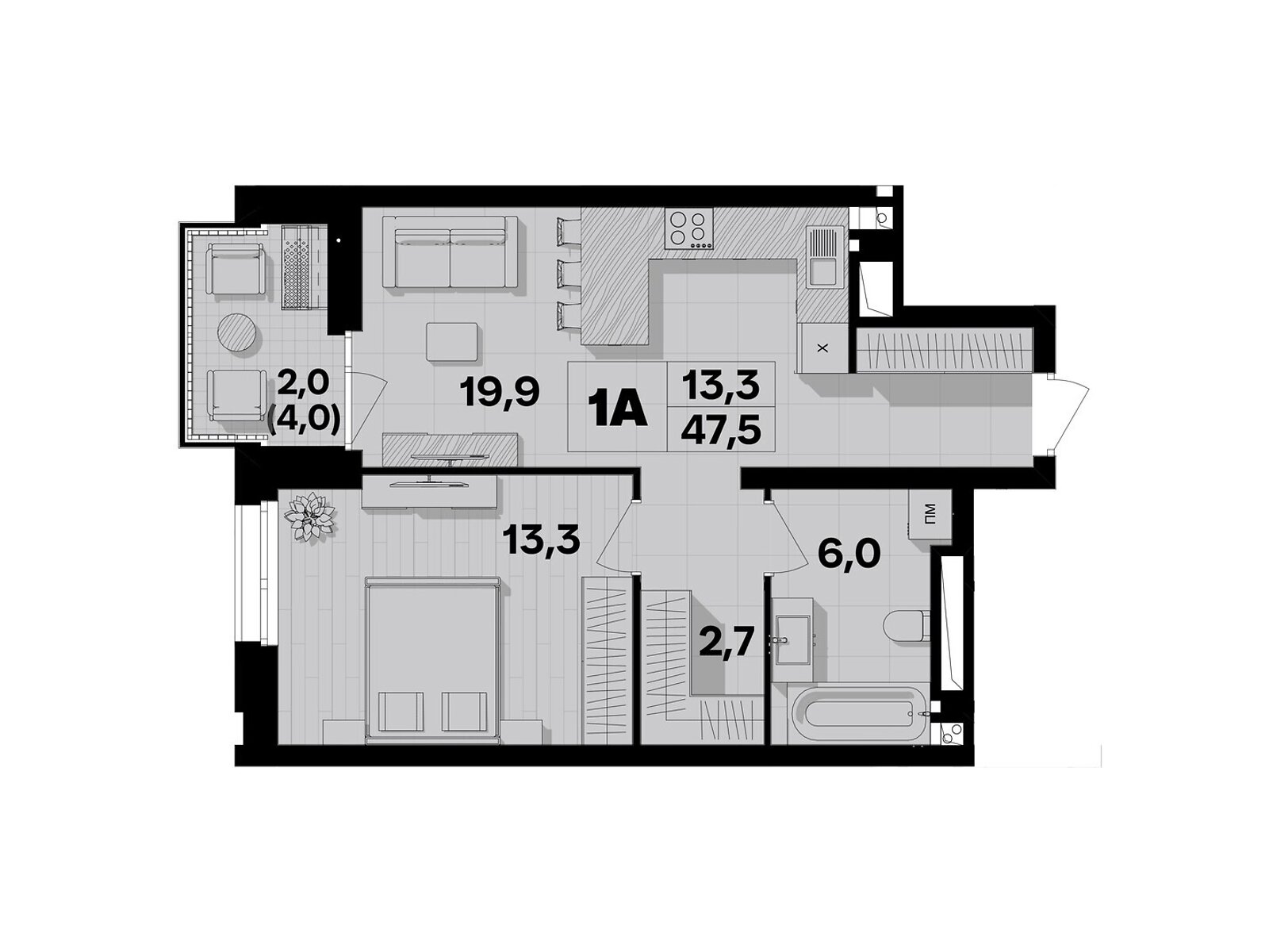 Продажа однокомнатной квартиры в Виннице, на пер. Кирпичный 12, район Центр фото 1
